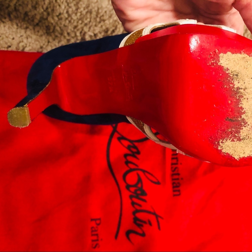 Christian Louboutin 7.5 only used one time - Picture 7 of 8